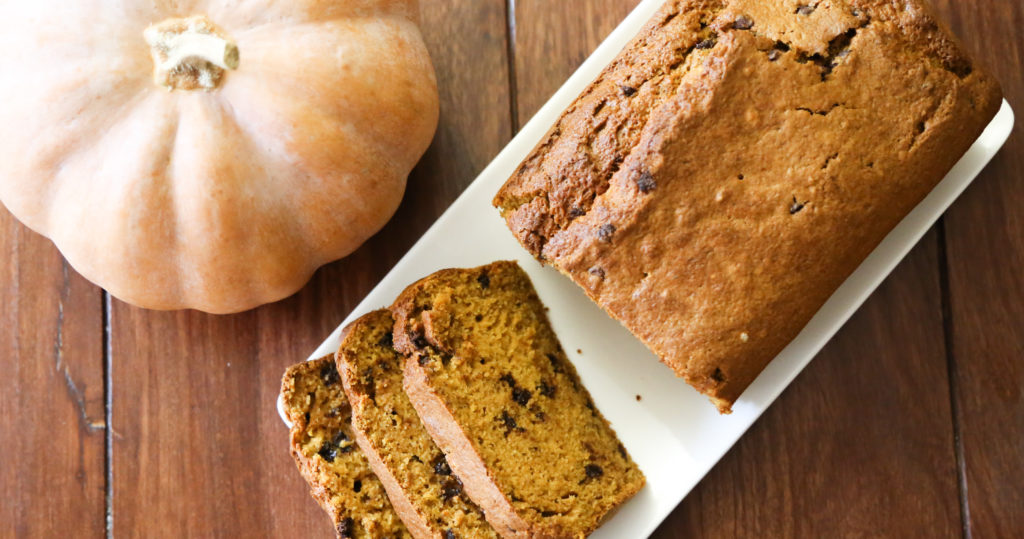 Cake à la citrouille et aux pépites de chocolat