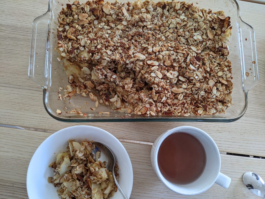 Crumble aux pommes